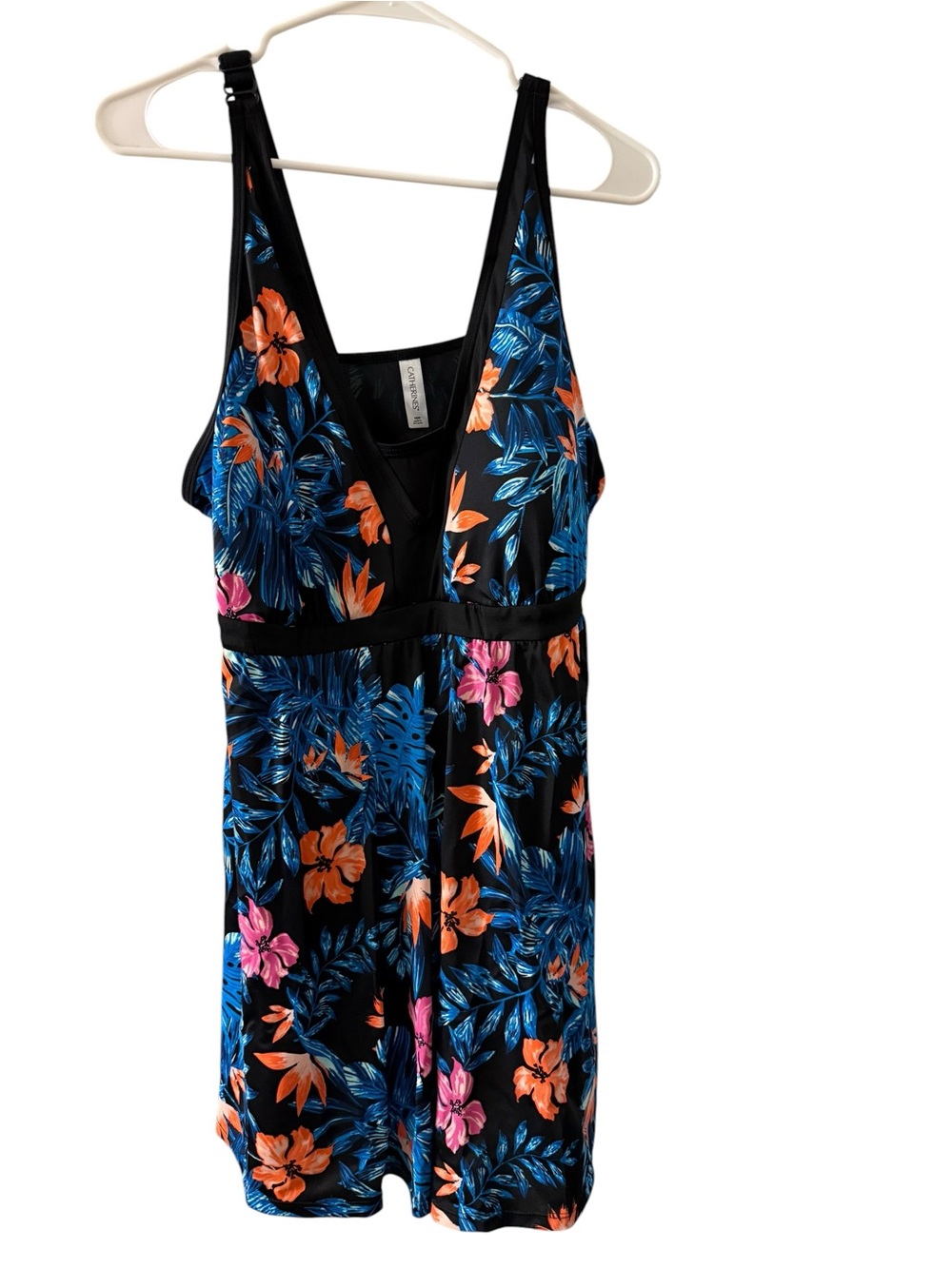 Catherines Tropical Floral Swim Dress / One-Piece Swimsuit – Size 18W